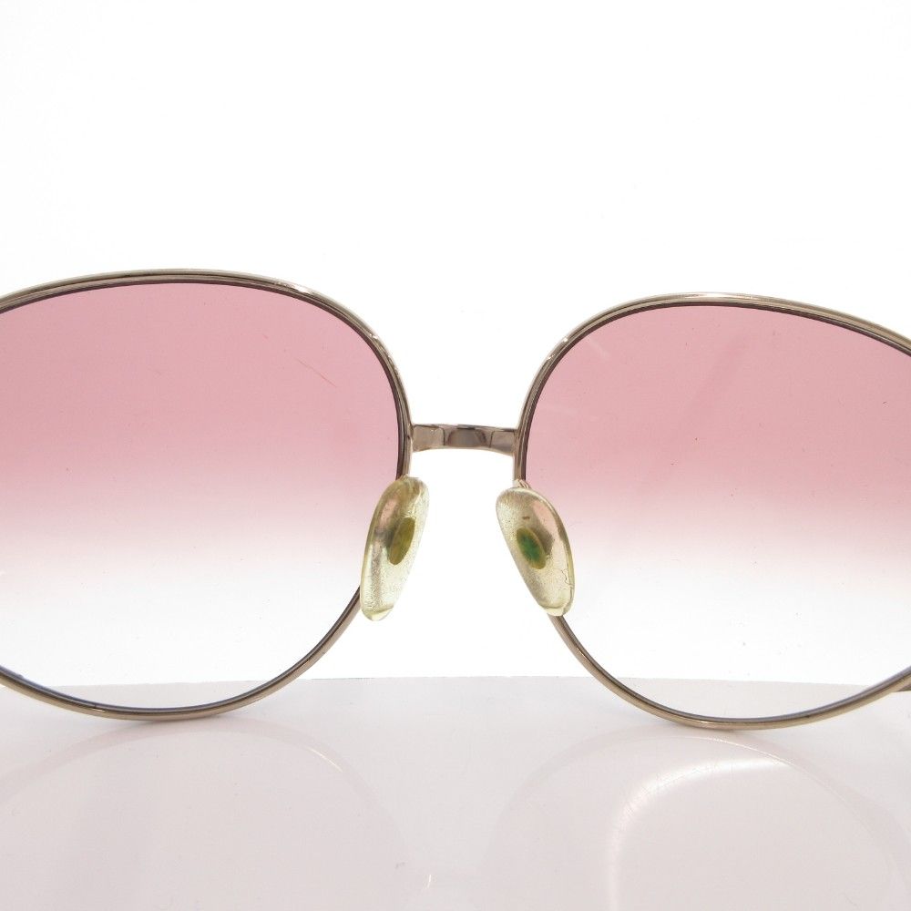 Dior Sunglasses Eyewear Non Prescription CD Logo Side Black Gold Color Gradient — view 5