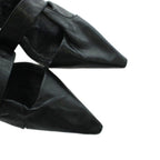 Bottega Veneta Sandals Pointed Toe Leather Logo 36 Black — view 3