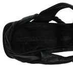 Bottega Veneta Sandals Pointed Toe Leather Logo 36 Black — view 7