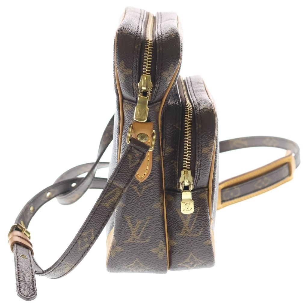 Louis Vuitton Monogram Amazon Mini Shoulder Bag Brown Leather Gold — view 3