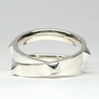 Hermes Ring Cour de Double 62 Silver — view 2