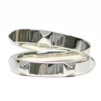 Hermes Ring Cour de Double 62 Silver