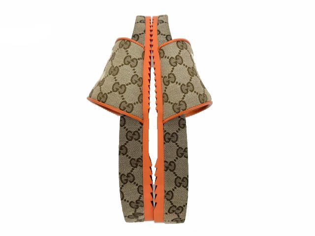 Gucci the North Face Collaboration GG Supreme Canvas Slide Sandals 40 Brown — view 6