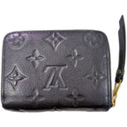 Louis Vuitton Monogram Empreinte Zippy Coin Purse Wallet Black — view 2