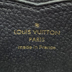 Louis Vuitton Monogram Empreinte Zippy Coin Purse Wallet Black — view 5