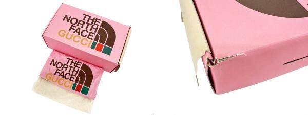 Gucci the North Face Logo Shearling Slide Sandals 36 Beige — view 9