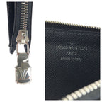 Louis Vuitton Monogram Eclipse Taiga Black Noir Card Case Coin — view 5