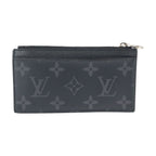 Louis Vuitton Monogram Eclipse Taiga Black Noir Card Case Coin — view 2