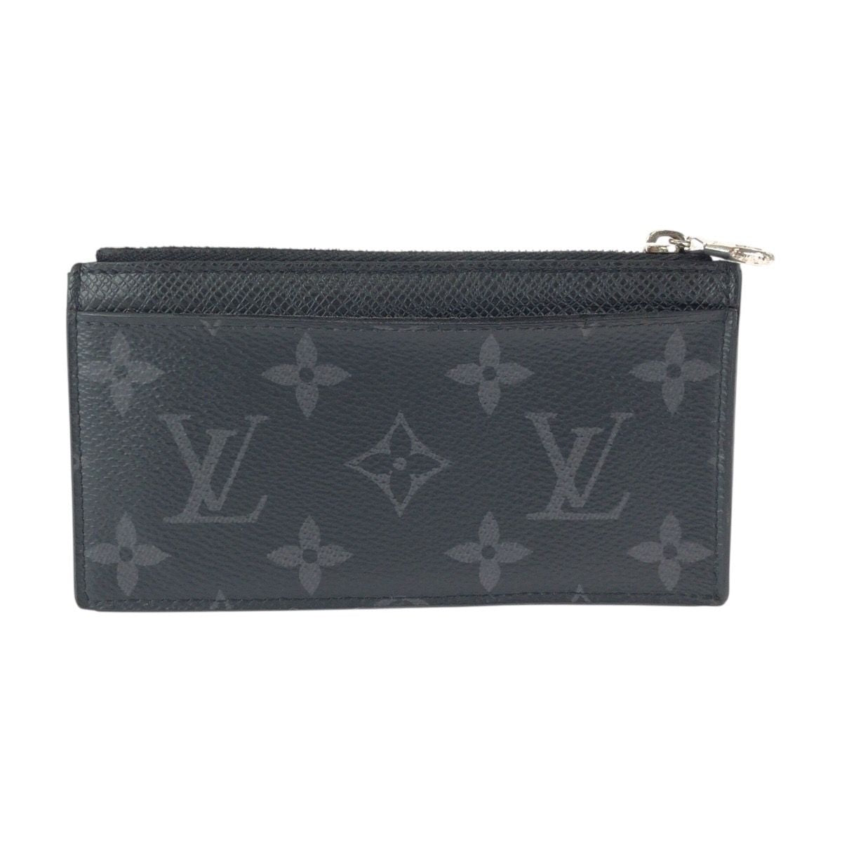Louis Vuitton Monogram Eclipse Taiga Black Noir Card Case Coin — view 2