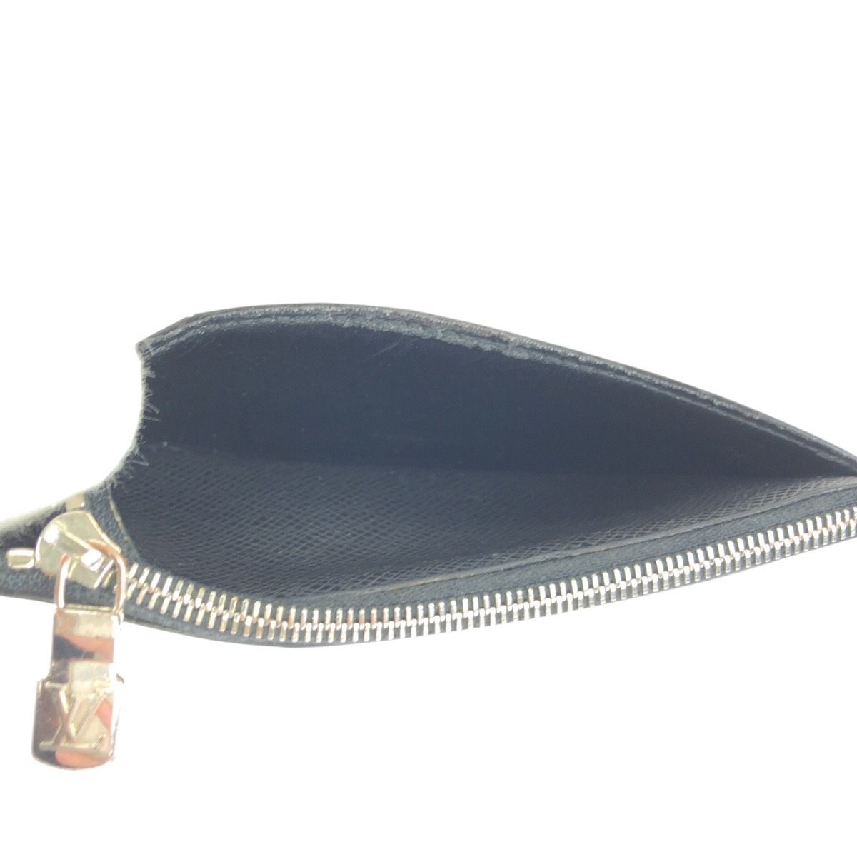 Louis Vuitton Monogram Eclipse Taiga Black Noir Card Case Coin — view 7