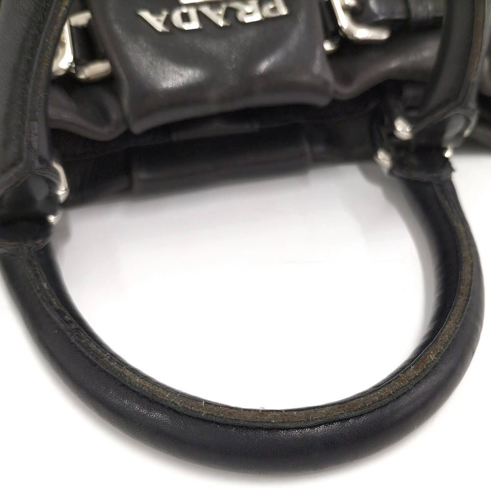 Prada 2-Way Bag Leather Black — view 7