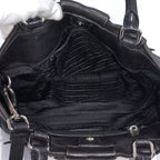 Prada 2-Way Bag Leather Black — view 9