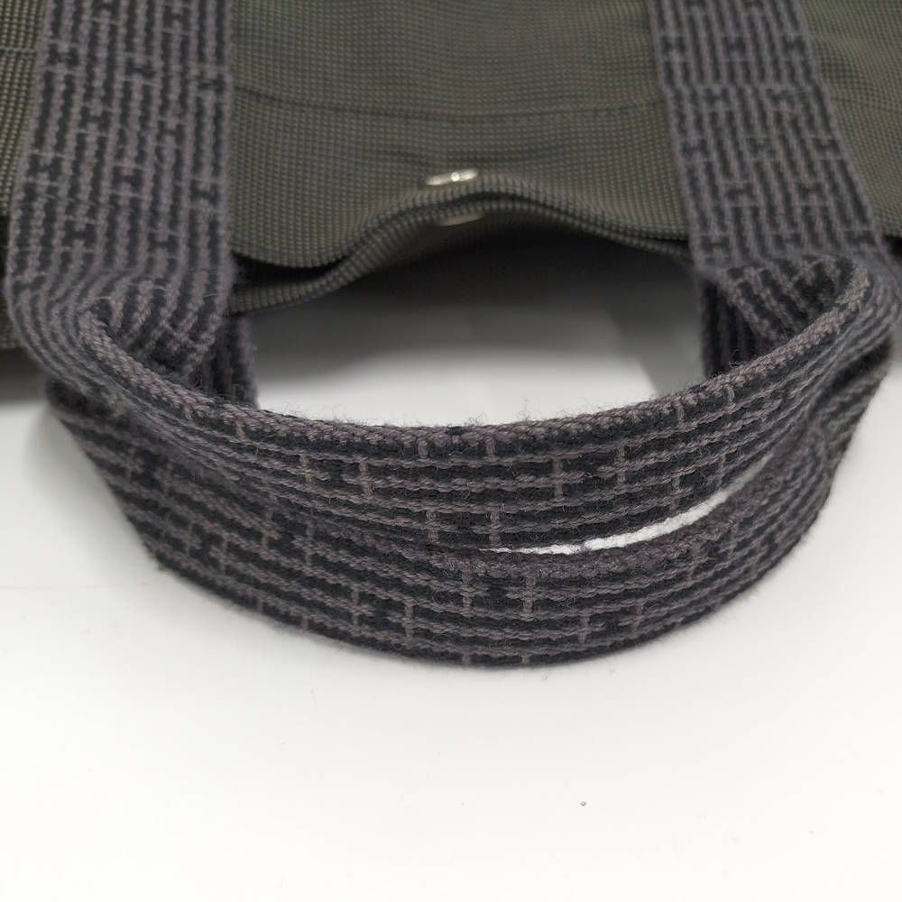 Hermes Her Line Tote MM Canvas Gray — view 6