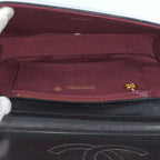 Chanel Chain Shoulder Bag Half Moon CC Lambskin Black — view 7