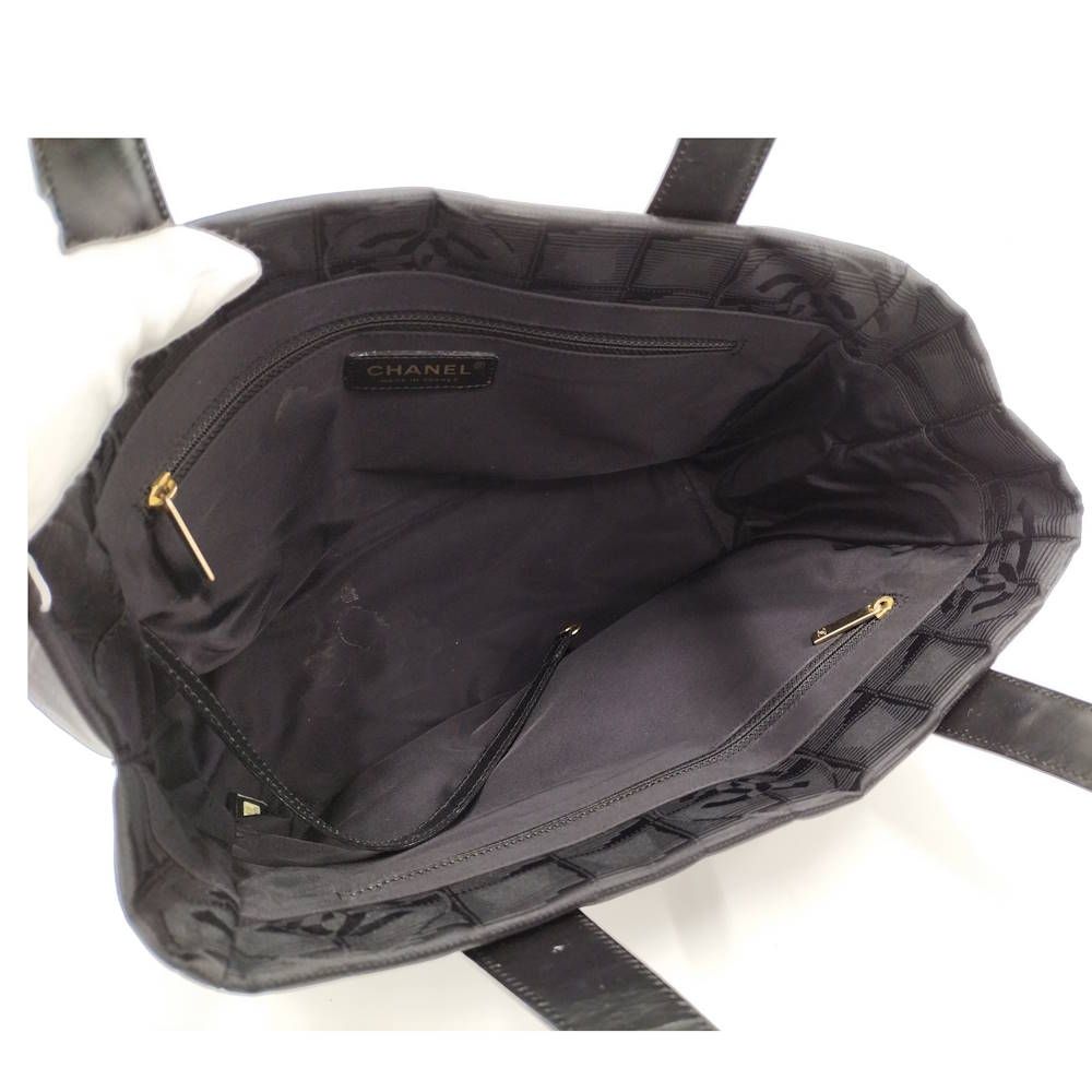 Chanel New Travel Line Tote PM Nylon Black — view 8