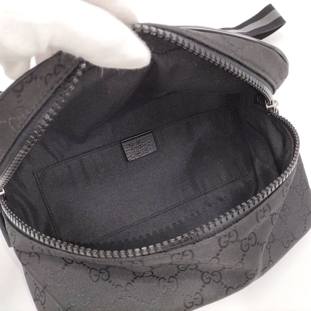 Gucci Waist Bag Nylon Black — view 8
