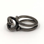 Gucci Garden Snake Ring Silver — view 4