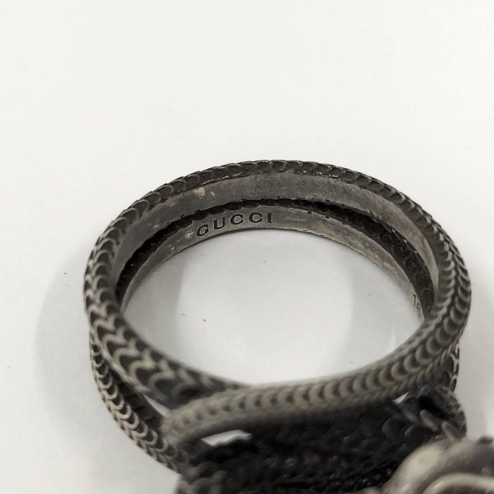 Gucci Garden Snake Ring Silver — view 5