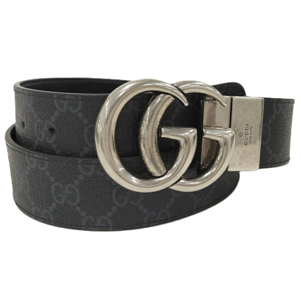 Gucci Reversible Belt Coating Black