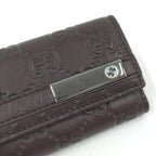 Gucci 6 Key Case Leather Brown Key Holder — view 8