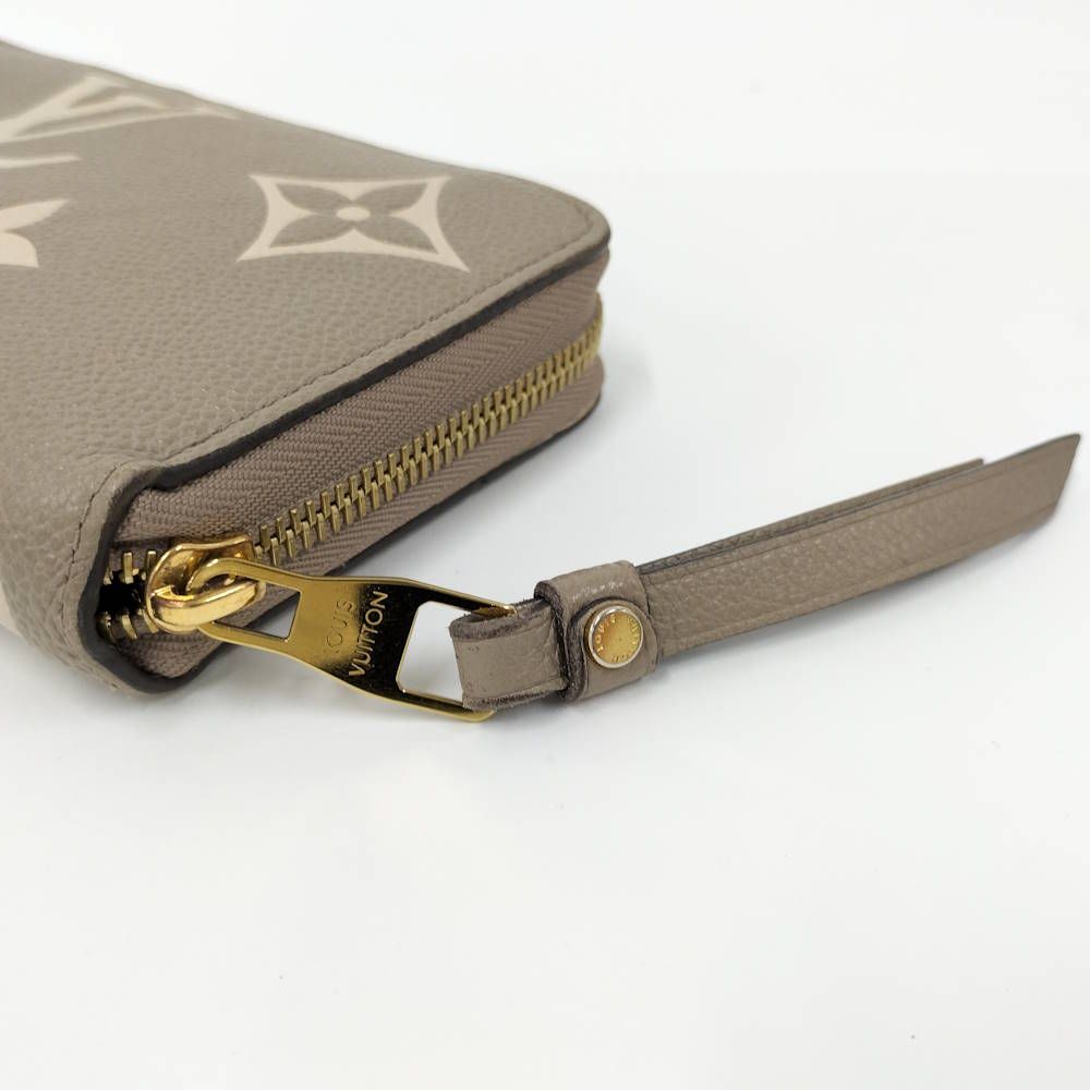 Louis Vuitton Zippy Wallet Monogram Empreinte Tourtreme Cream Beige — view 5