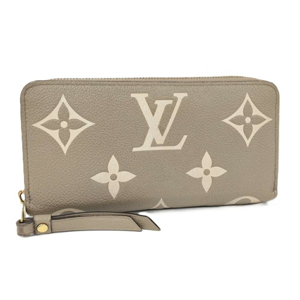 Louis Vuitton Zippy Wallet Monogram Empreinte Tourtreme Cream Beige