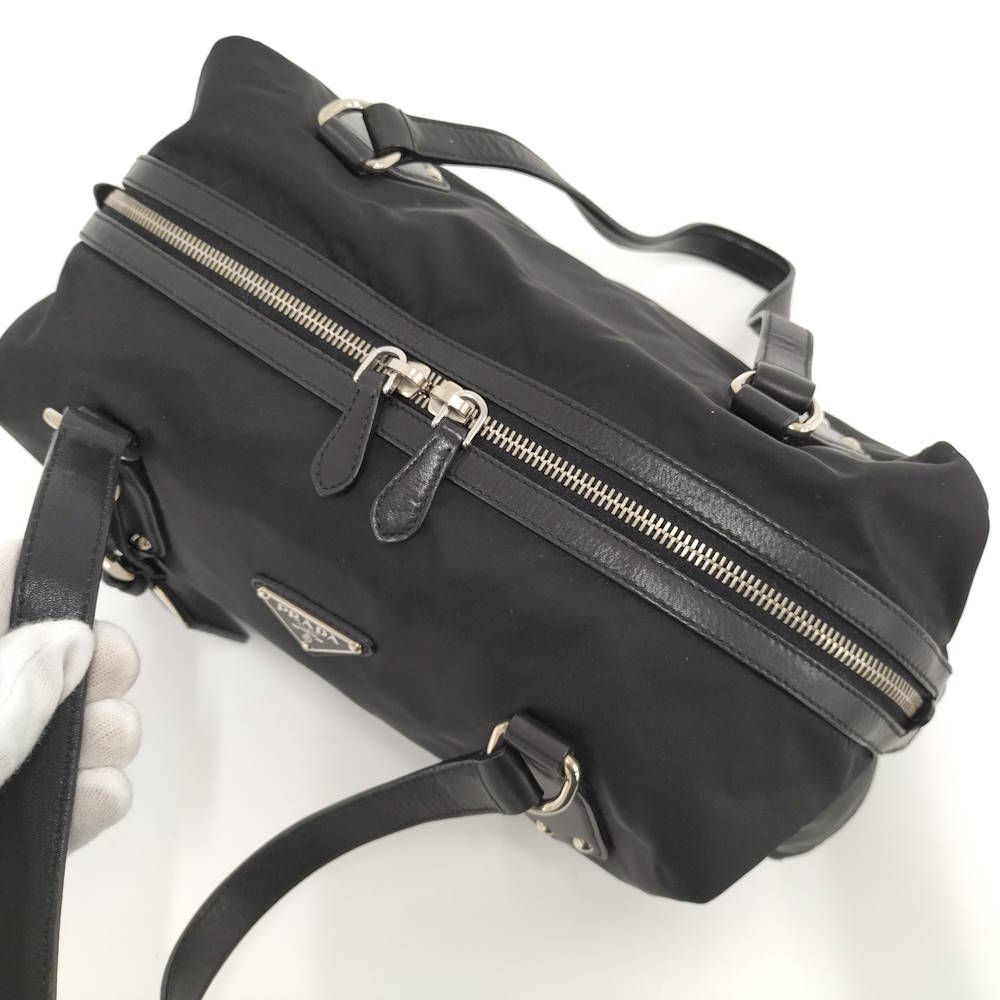 Prada Handbag Nylon Black — view 7