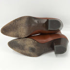 Celine Side Gore Boots Shoes Leather Brown — view 7