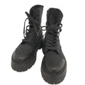 Celine Balki Boots Triomphe Nylon Canvas Black