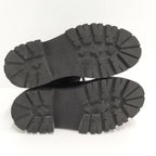 Celine Balki Boots Triomphe Nylon Canvas Black — view 9