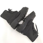 Celine Balki Boots Triomphe Nylon Canvas Black — view 4