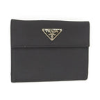 Prada Bifold Wallet Nylon Black