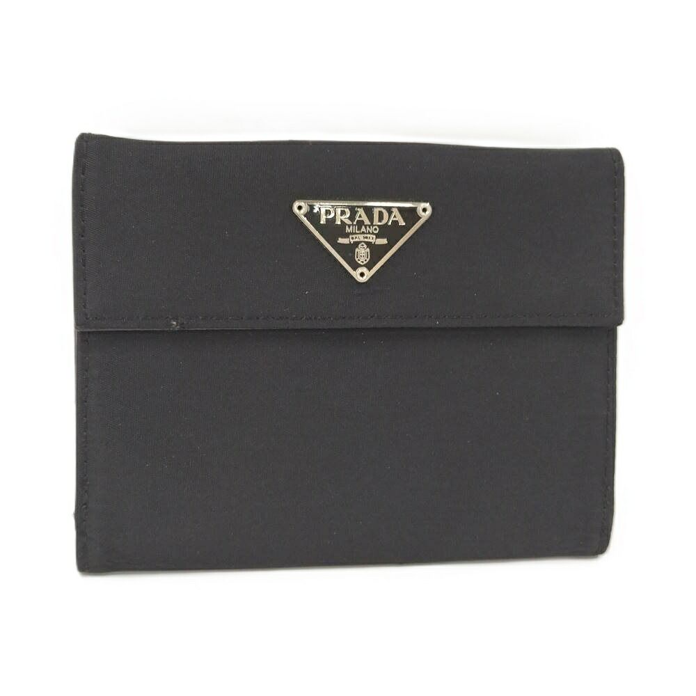 Prada Bifold Wallet Nylon Black