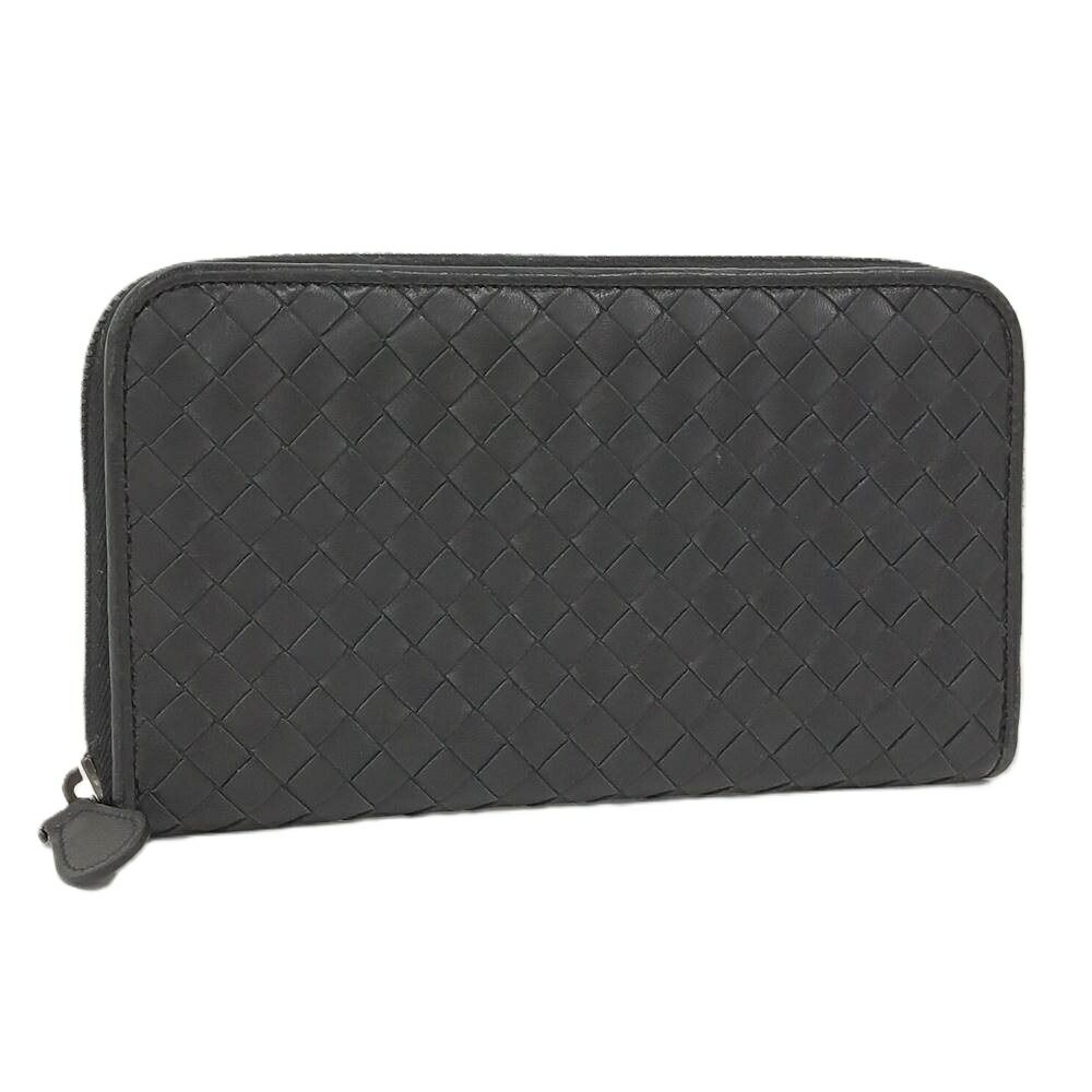 Bottega Veneta Intrecciato Zip Around Wallet