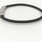 Hermes Bracelet Fantasy Heart Silver Color Black Plated — view 5
