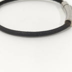 Hermes Bracelet Fantasy Heart Silver Color Black Plated — view 7