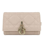 Dior Key Case Cannage Leather Key Holder