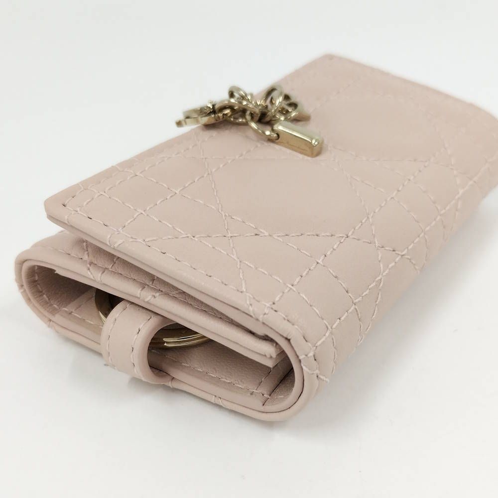 Dior Key Case Cannage Leather Key Holder — view 4