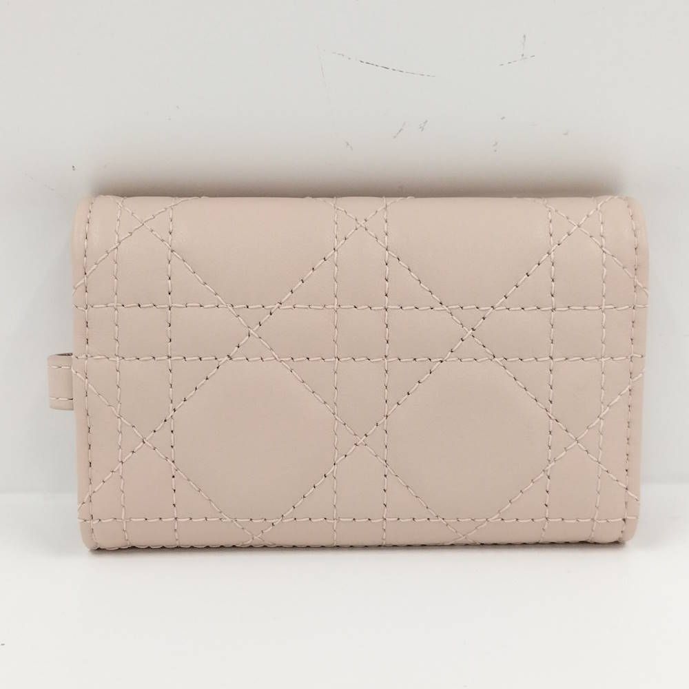 Dior Key Case Cannage Leather Key Holder — view 3
