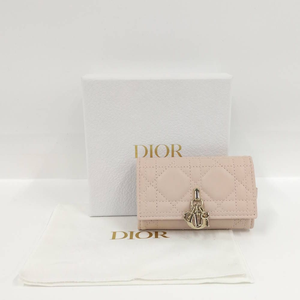 Dior Key Case Cannage Leather Key Holder — view 9
