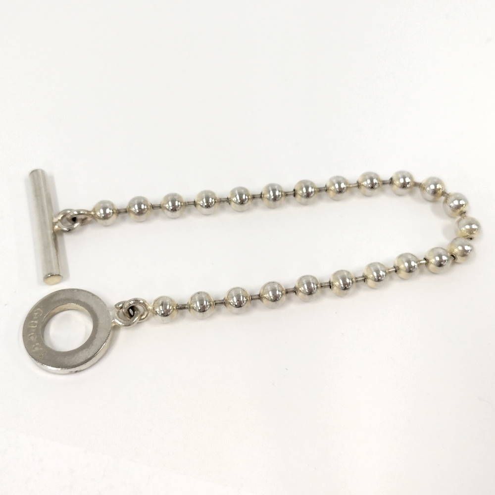 Gucci Ball Chain Bracelet Logo Silver — view 3