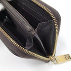 Fendi Zip Around Wallet Canvas Brown — view 7
