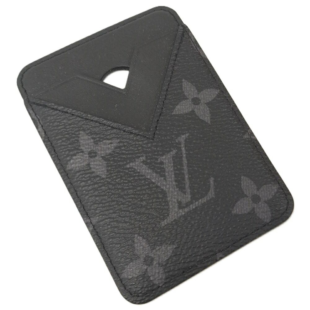 Louis Vuitton Card Holder Magnet Case Monogram Eclipse