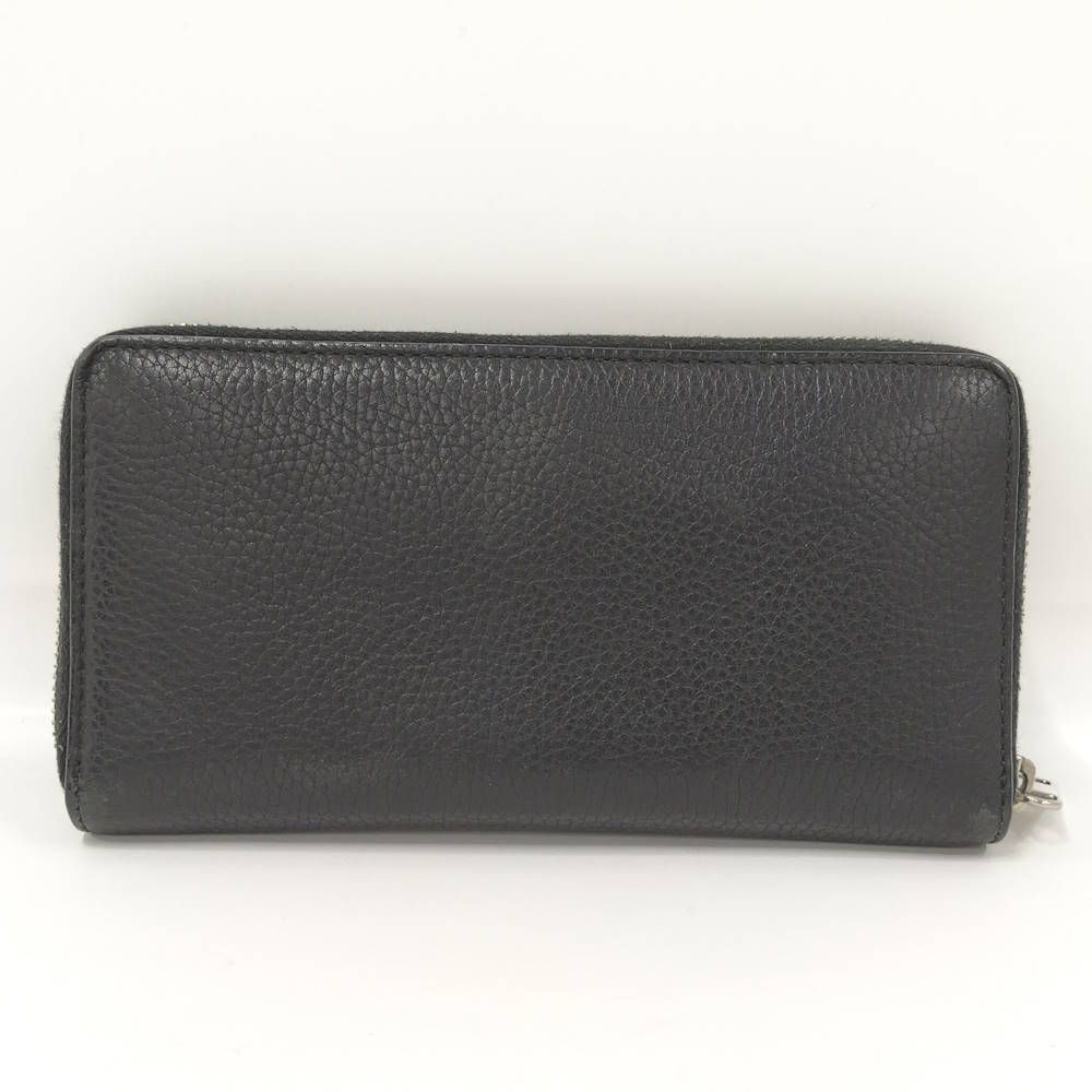 Gucci Wallet Zip Around Black Leather — view 3