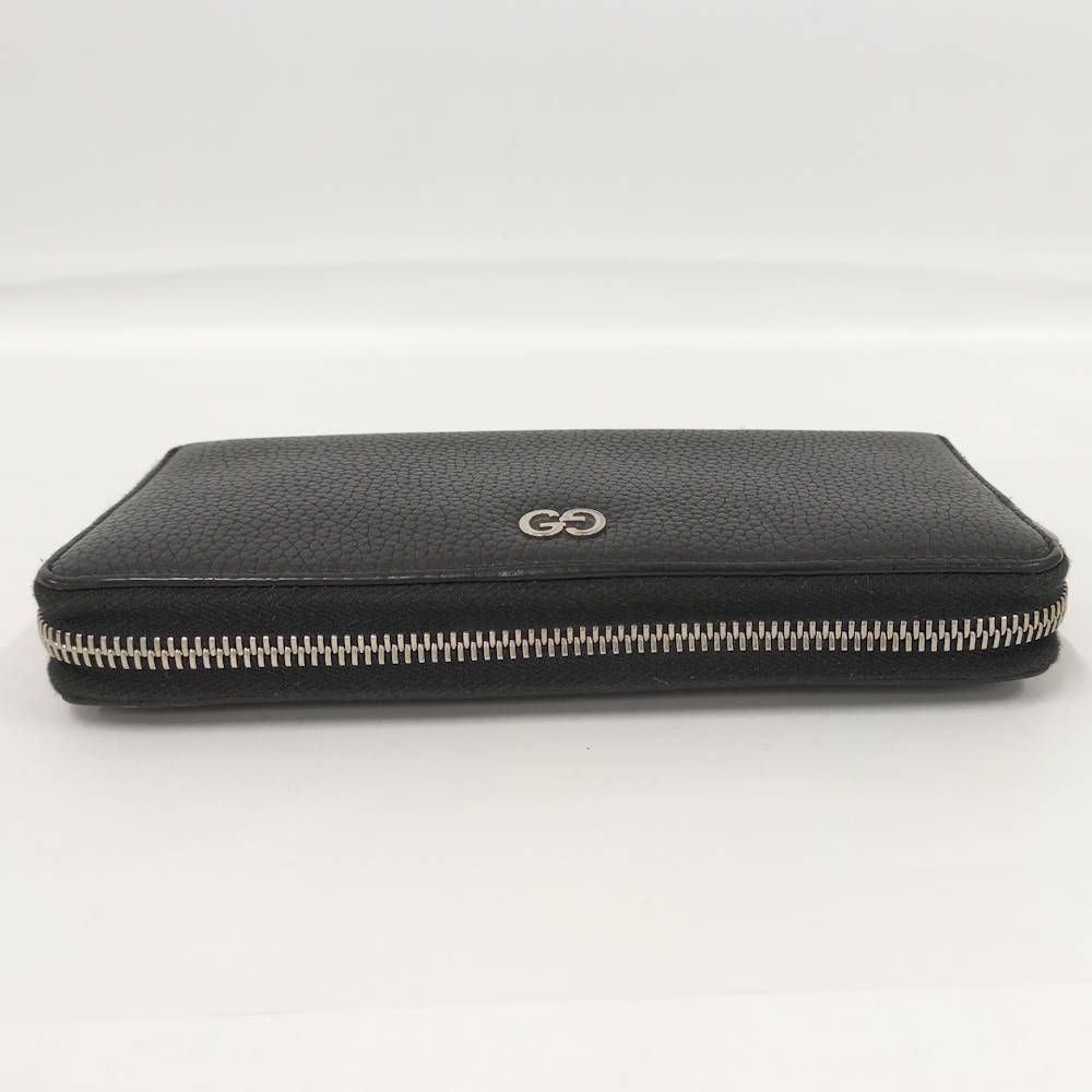 Gucci Wallet Zip Around Black Leather — view 5