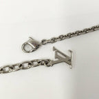 Louis Vuitton Collier Gamble Necklace Plated Silver — view 8