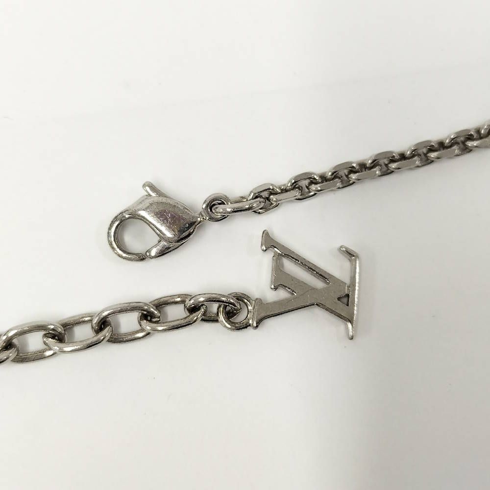 Louis Vuitton Collier Gamble Necklace Plated Silver — view 8