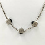 Louis Vuitton Collier Gamble Necklace Plated Silver — view 2