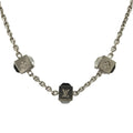 Louis Vuitton Collier Gamble Necklace Plated Silver