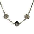 Louis Vuitton Collier Gamble Necklace Plated Silver